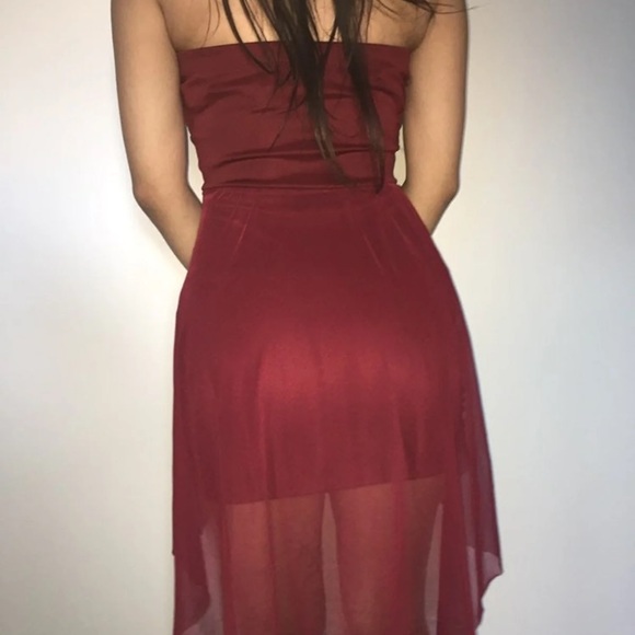 ♥️Burgendy dress ♥️ - Picture 2 of 5